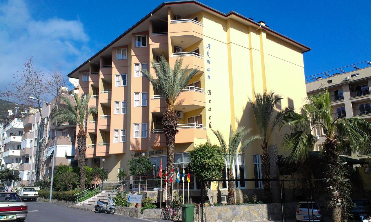 Akman Beach Apart Otel Alanya Bagian luar foto