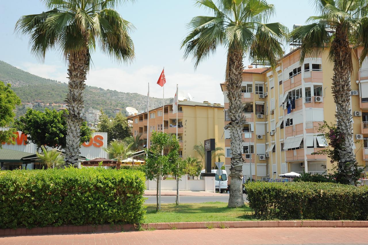 Akman Beach Apart Otel Alanya Bagian luar foto